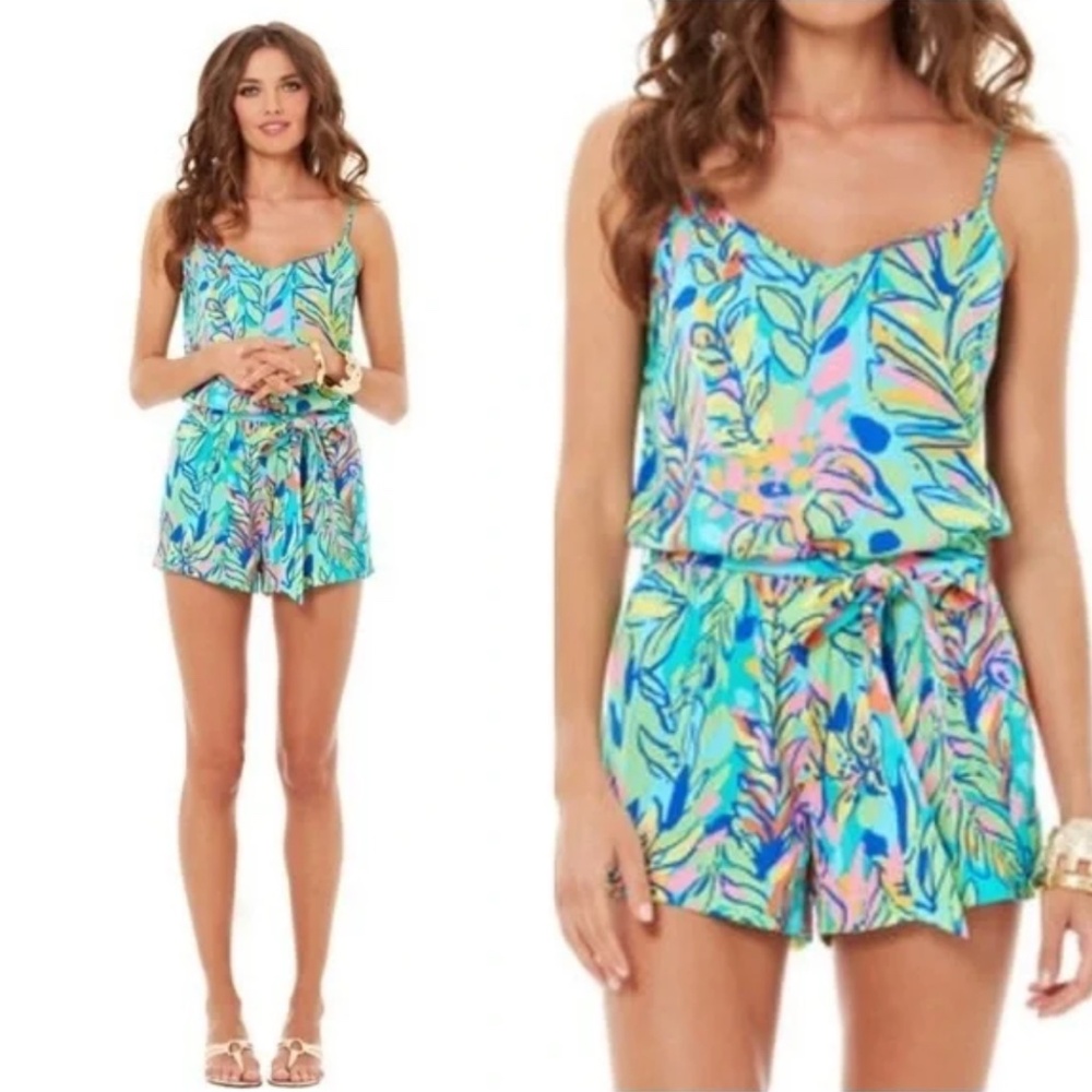 Deanna Romper cult favorite Hot Spot Print by Lilly Pulitzer